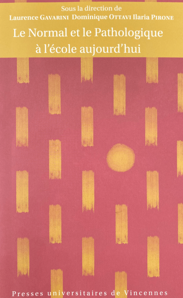 Publication 14 Le normal et le&nbsp;patho